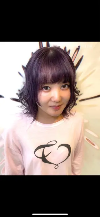 ミディアム カラー ヘアアレンジ andiamo sakae所属・🧬艶髪向井 琉矢🧬のヘアスタイル