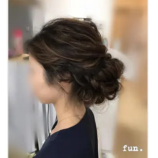 ロング ヘアアレンジ fun./ヘアセット /エクステ/着付のその他イメージ