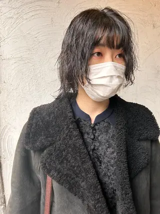 ミディアム パーマ お任せヘア☘️☘️ 及川渚のヘアスタイル