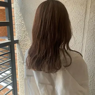 ミディアム カラー chouette/ 根本優希のヘアスタイル
