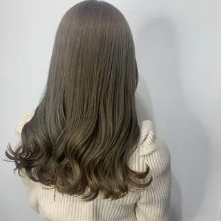 セミロング カラー HARUKA韓国ヘア /Luana梅田のヘアスタイル