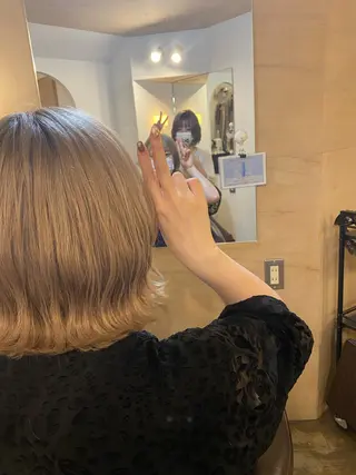 ショート カラー 🐼加藤 佳穂🐾のヘアスタイル