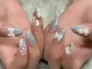 ネイル 【Zina京都駅前】 きぬがわ らむのネイルデザイン