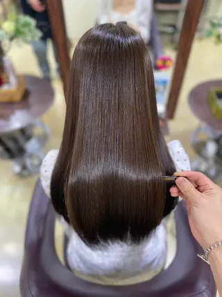 ロング ヘアーメイクポリッシュ桂所属・山﨑 将弥のヘアスタイル