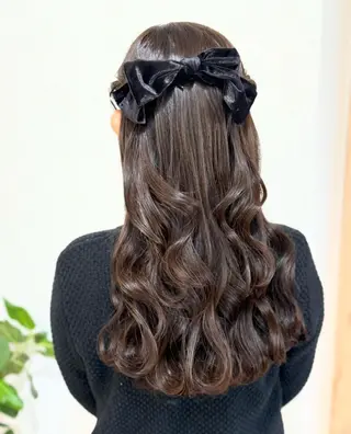 ロング 鷲見 望のヘアスタイル