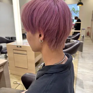 ショート カラー 湯浅 了一のヘアスタイル