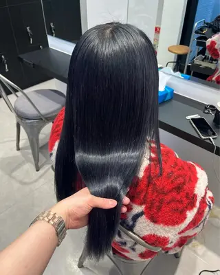 セミロング カラー SALOWIN横浜所属・𓍯韓国style/ 髪質改善𓍯中村和希のヘアスタイル