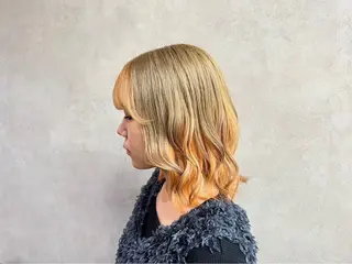 ミディアム 小谷 美咲のヘアスタイル