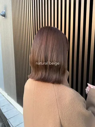ミディアム 髪質改善/透明感カラ ー🫧/YUIKAのヘアスタイル