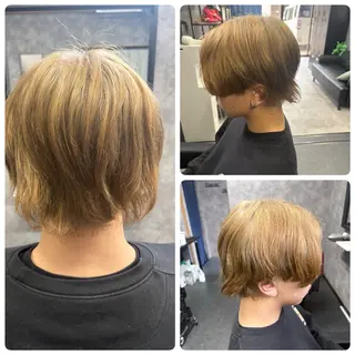 カラー メンズ ヘアーメイクマロン ヘアーメイクマロンのヘアスタイル