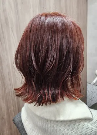 ミディアム TELA HAIR 土気あすみが丘店所属・✂ AYAのヘアスタイル