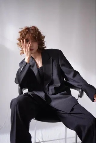 ミディアム パーマ ANY/須田 麻人/ハードパーマのヘアスタイル