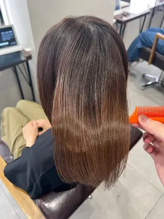 ミディアム 岸本 桂輝のヘアスタイル