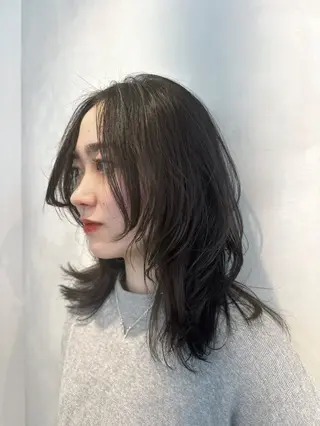 ミディアム 透明感カラー✨艶髪 制作🌱山根あゆみのヘアスタイル