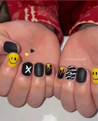 メンズ ネイル moca心斎橋所属・˚✧⁺⭐︎༚moca miyuu⁎⁺˳✧༚のネイルデザイン