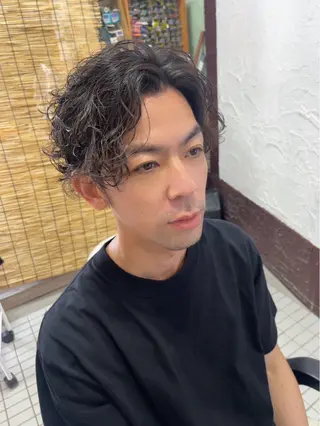 パーマ メンズ hair salonyuri所属・ヘアサロン ユリのヘアスタイル