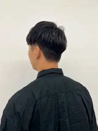 メンズ ワタナベ モカ🦢ダブルカラーのヘアスタイル