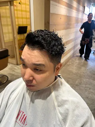 ショート メンズ men's パーマ特化のヘアスタイル