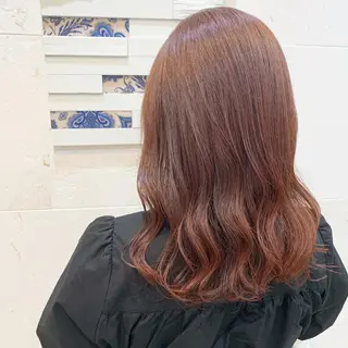 ミディアム 💘カラー人気Ｎｏ. １💘SAYAのヘアスタイル