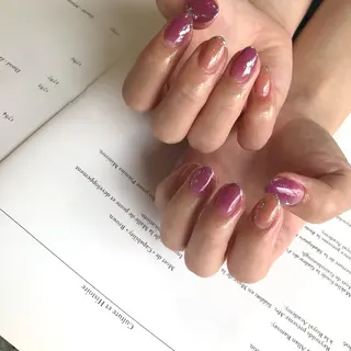 ネイル 黒葛原 めぐみのネイルデザイン