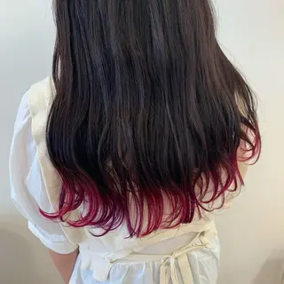 ロング カラー 暖色専門美容師🎀 お客様満足度◎のヘアスタイル