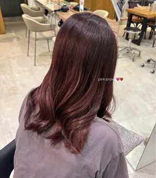 ミディアム 透明感カラー✨✨ ユカナのヘアスタイル