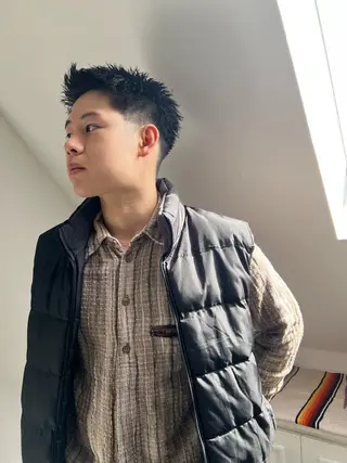 ショート メンズ メンズスタイリスト リュウジのヘアスタイル