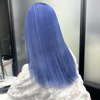 セミロング カラー シールエクステ特化 ハイトーン、NANAのヘアスタイル