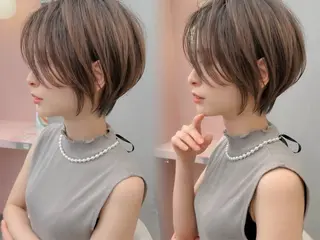 ショート カラー ボブ/ショート/ 縮毛矯正⚜️工藤昴のヘアスタイル