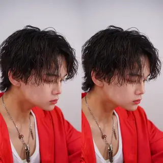 パーマ メンズ 渋谷/メンズパーマ 大岡拓海のヘアスタイル