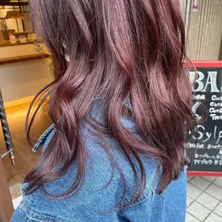 ロング しもかわ かほのヘアスタイル