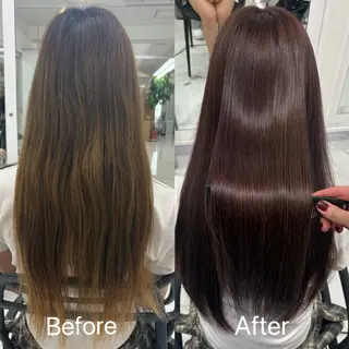 ロング 💜juna💜/高 槻/韓国風のヘアスタイル