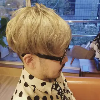 ショート カラー メンズ spa hair  ark 富井直美のヘアスタイル