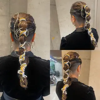 ロング ヘアアレンジ Reve  resort所属・美髪× ヘアセット✨Araiのヘアスタイル