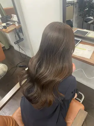 ロング カラー ヘアアレンジ 🍒ᩚ名駅/艶髪 縮毛矯正/あゆ🍒ᩚのヘアスタイル