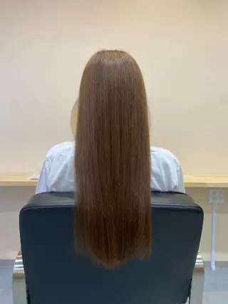 ロング カラー ✨艶感カラー💫 髪質改善🫧のヘアスタイル