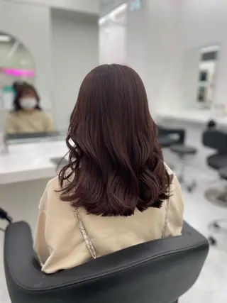 ミディアム 🤍韓国トレンド ヘア🤍miku🤍のヘアスタイル
