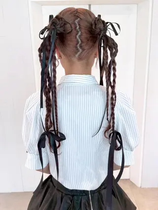 カラー セミロング ITbyALBUM 浦和店のヘアスタイル