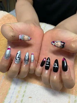 ネイル rukianail 新里のネイルデザイン