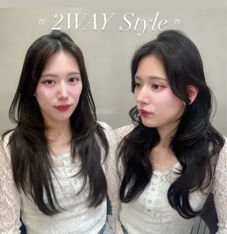 ロング MOE 福岡韓国ヘア✧︎のヘアスタイル