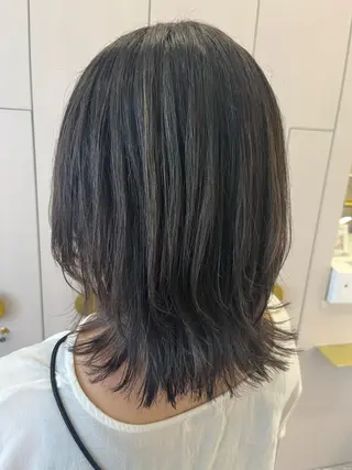 ミディアム 比嘉 黎花のヘアスタイル