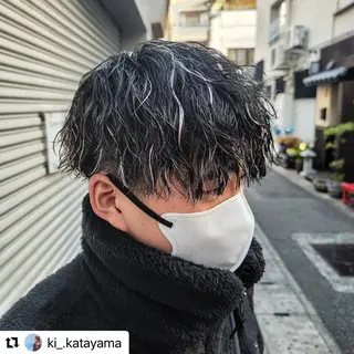 ミディアム カラー メンズ 🩷Eny terrace🩷のヘアスタイル