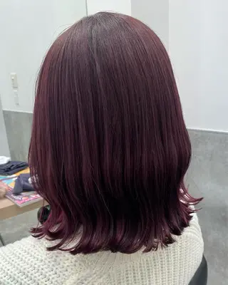 ミディアム カラー 💗ガーリーヘア🎀 saki💗のヘアスタイル