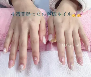 ネイル 北浦和 自爪育成ケアのネイルデザイン