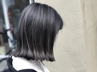 ミディアム カラー てんま さやかのヘアスタイル