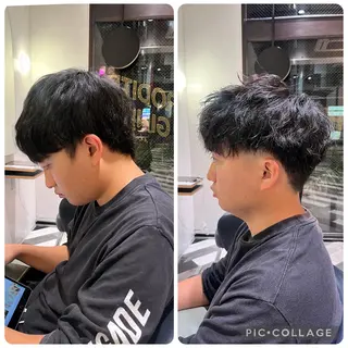 パーマ メンズ 🧶根本 風鈴🧶のヘアスタイル