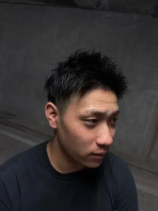 パーマ メンズ 田中 大空のヘアスタイル