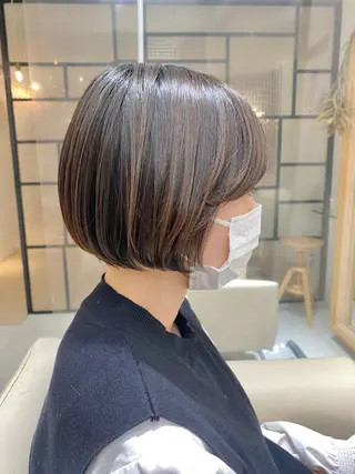 ショート 安永 涼のヘアスタイル