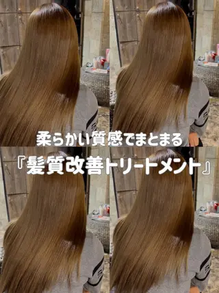 ロング カラー ヘアアレンジ 名駅/垢抜けカラー/ 髪質改善/リナ♡のヘアスタイル