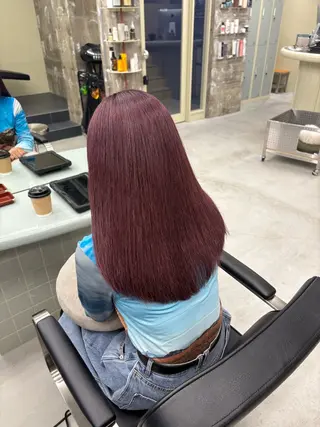 ロング カラー ヘアアレンジ BELLA阿部野 TOMOMIのヘアスタイル